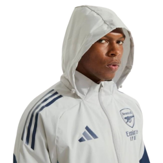 2025-2026 Arsenal Allweather Jacket (Grey)
