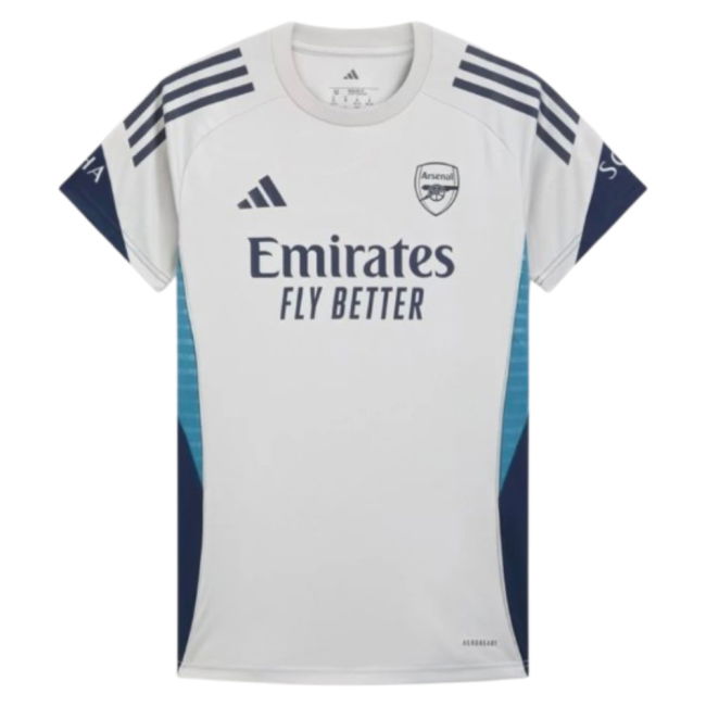2025-2026 Arsenal Training Shirt (Grey Two) - Womens (Wright 8)