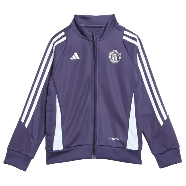 2025-2026 Man Utd Tracksuit (Aurora Plum) - Infants