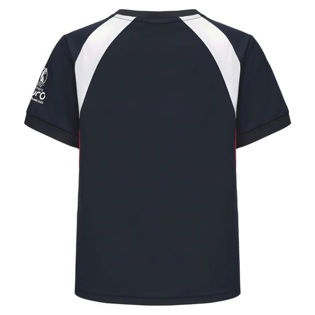 2025 England WEC Poly T-Shirt (Navy) - Kids (STANWAY 8)