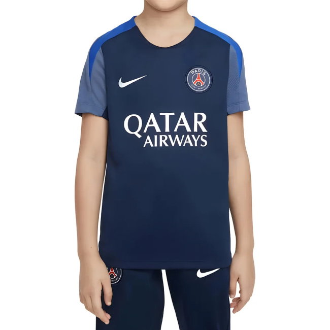 2025-2026 PSG Dri-Fit Strike Training Shirt (Navy) - Kids (Zabarnyi 6)