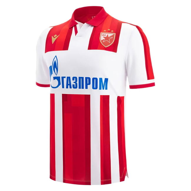 2025-2026 Red Star Belgrade Home Shirt (Your Name)