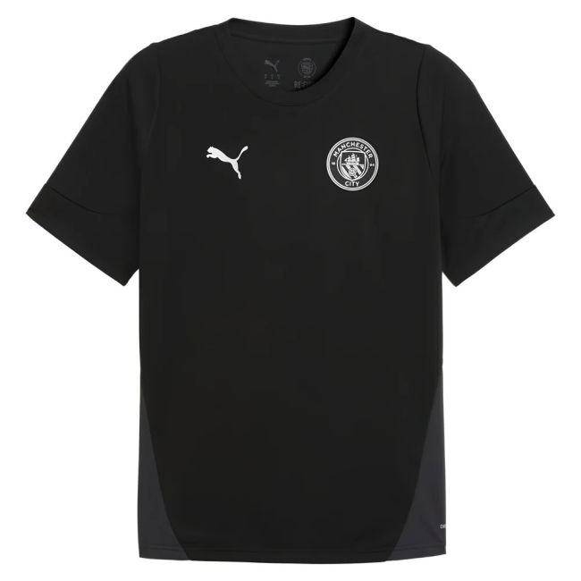 2025-2026 Man City Training Jersey (Black) (Your Name)