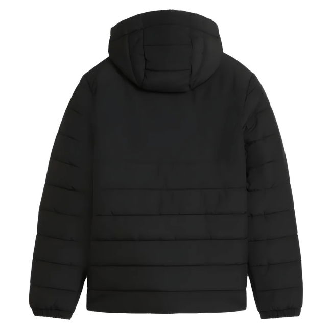 2025-2026 Man City Hooded Padded Coat (Black) - Kids