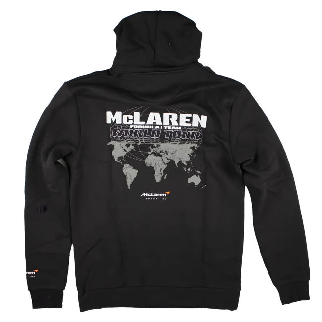 2025 McLaren F1 Unisex World Tour Graphic Hoodie - Phantom