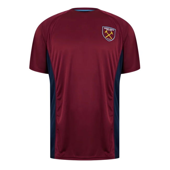 West Ham United Poly T-Shirt (Claret/Blue) (Wan Bissaka 29)