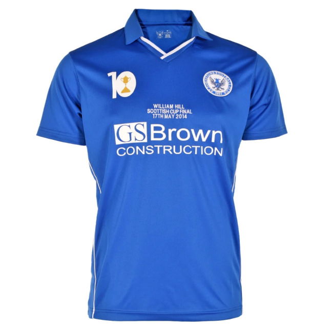 St Johnstone Scottish Cup 10th Anniversary Retro Shirt (Your Name)