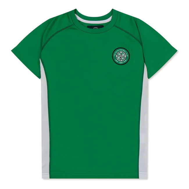Celtic Poly T-shirt (Green/White) - Kids (McStay 8)