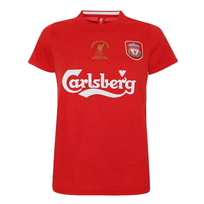 Liverpool FC 2005 Istanbul Home Shirt (Womens) (M.SALAH 11)