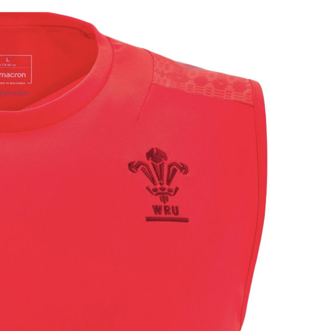 2025-2026 Wales Rugby Training Sleeveless Shirt (Red)