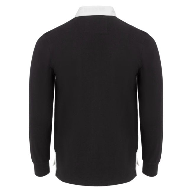 Kooga Vintage New Zealand Men\'s LS Rugby Shirt (Black)
