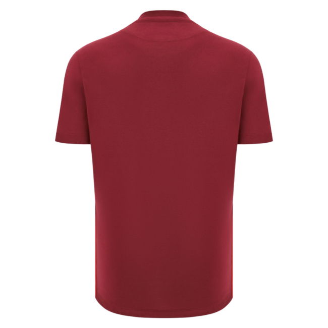 2025-2026 Wales WRU Rugby Travel Cotton Tee (Deep Red)