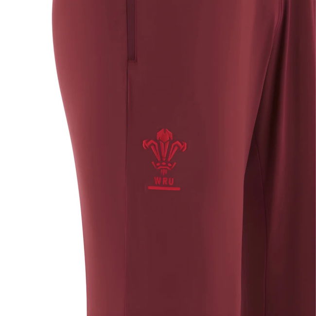 2025-2026 Wales WRU Training Player Pants (Deep Red)