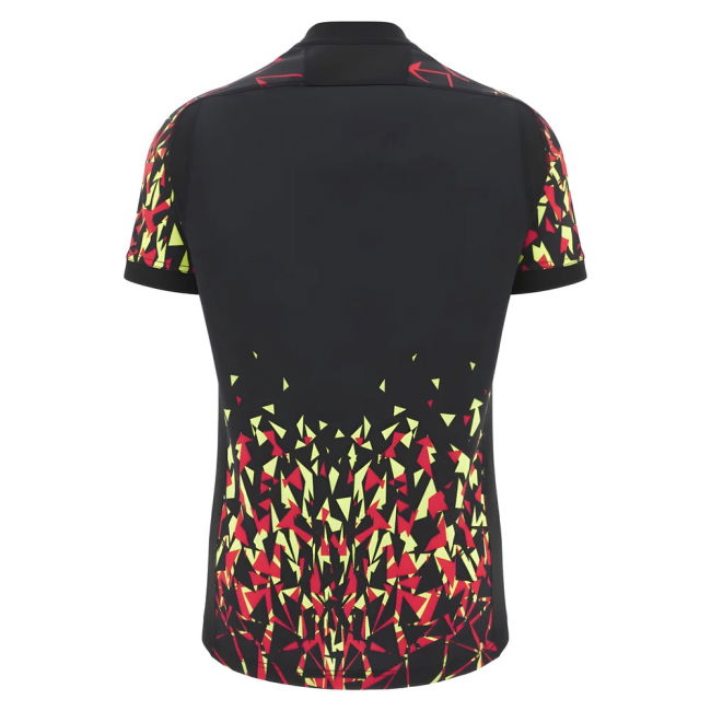 2025-2026 Wales WRU Rugby Training Jersey (Black)