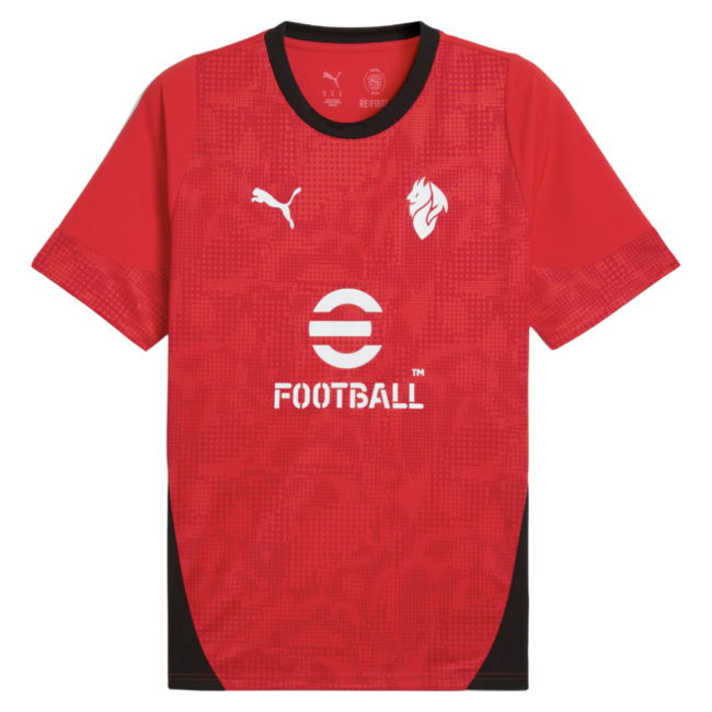2025-2026 AC Milan Training Jersey (Red) (Musah 80)