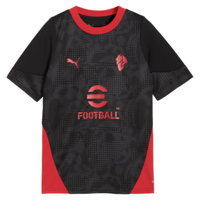 2025-2026 AC Milan Training Jersey (Black) - Kids (Pirlo 21)