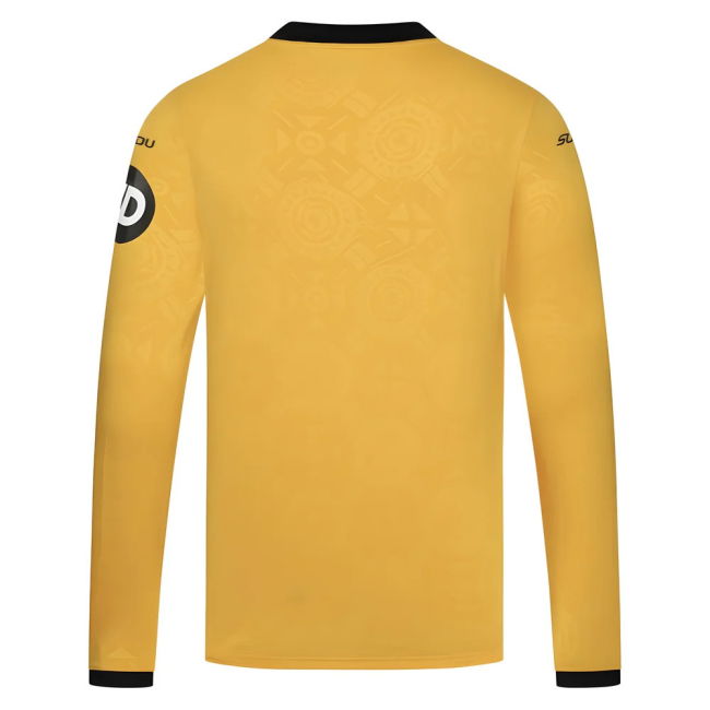 2025-2026 Wolves Long Sleeve Home Shirt
