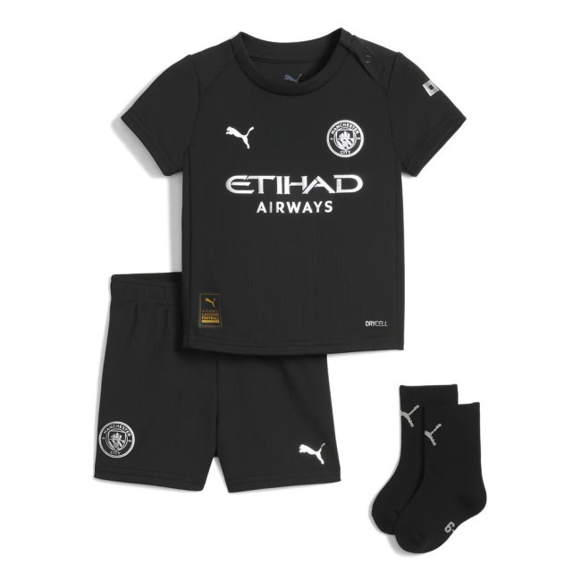 2025-2026 Man City Away Baby Kit (Your Name)