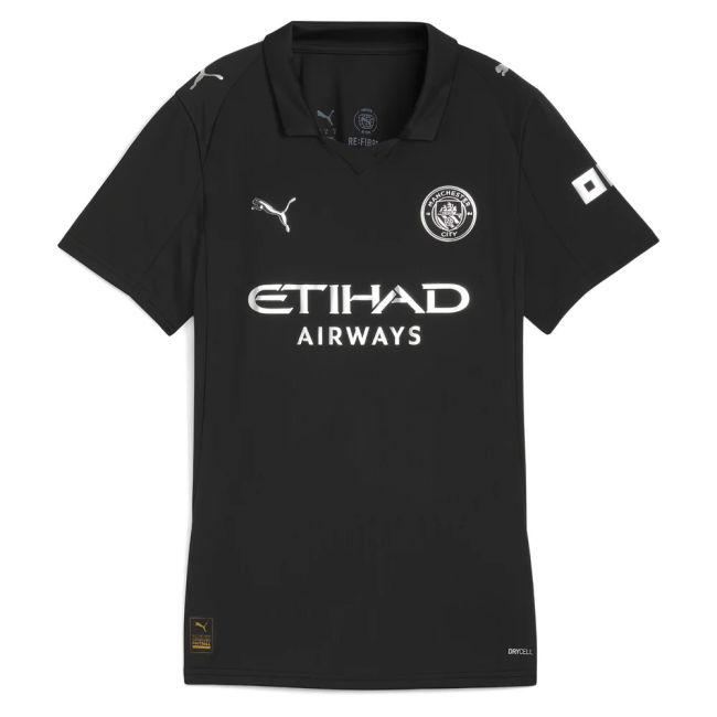 2025-2026 Man City Away Shirt (Womens) (Your Name)