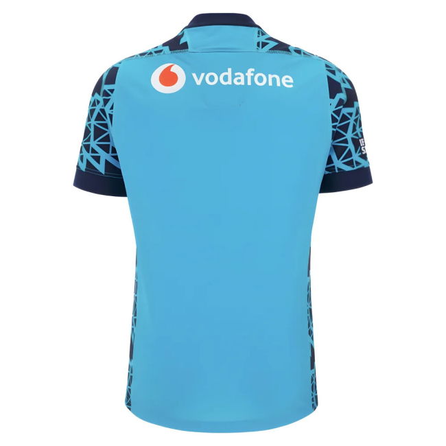 2025-2026 Scotland Rugby Training Jersey (Navy-Sky) - Kids