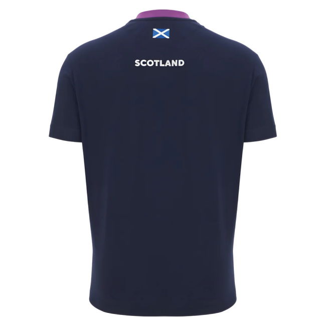 2025-2026 Scotland Rugby Ath Cotton Tee (Navy)