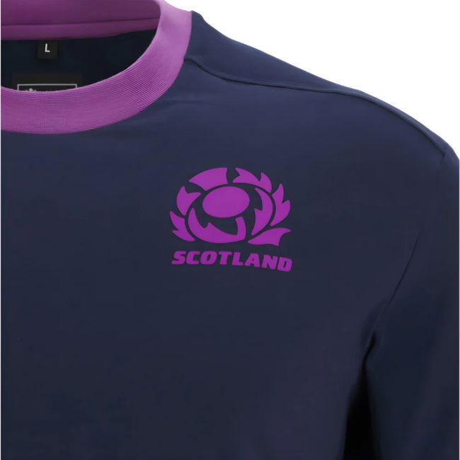 2025-2026 Scotland Rugby Ath Cotton Tee (Navy)