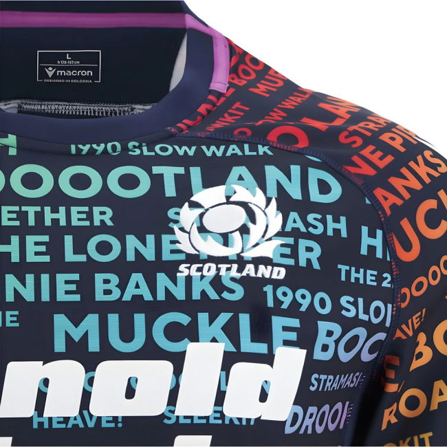 2025-2026 Scotland Rugby Training Jersey (Rainbow)