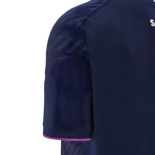 2025-2026 Scotland Rugby Travel Poly Polo Shirt (Navy)
