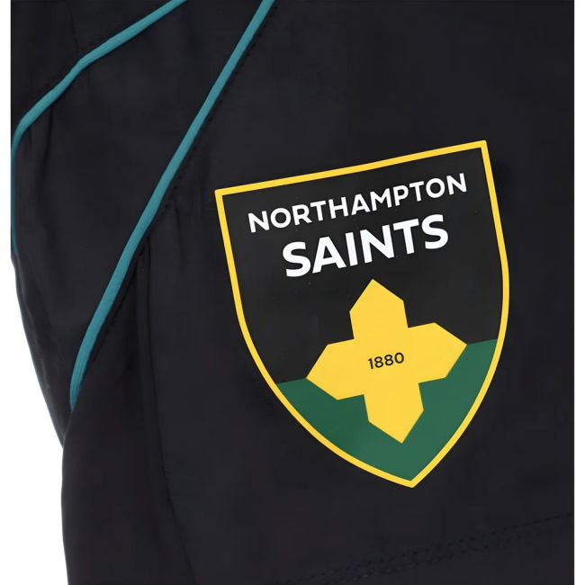 2025-2026 Northampton Saints Training Bermuda Shorts (Black)