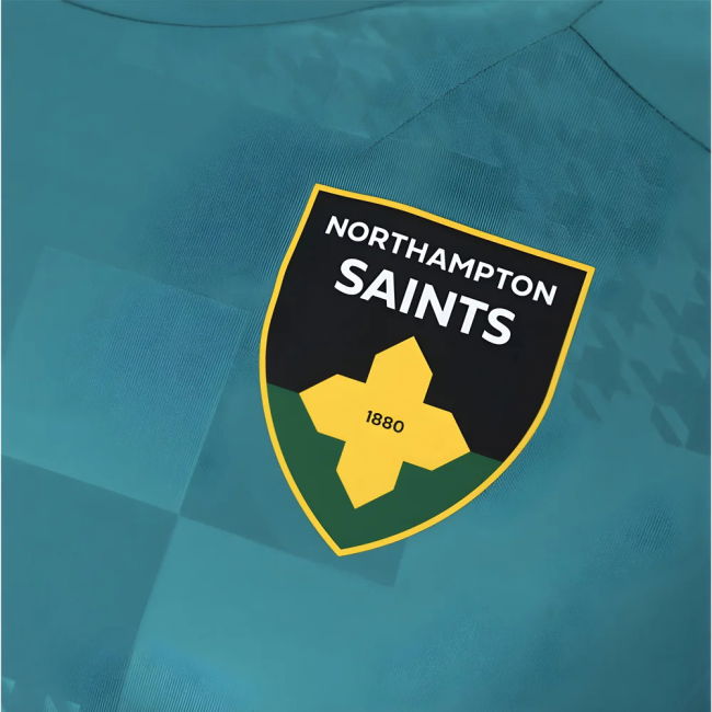 2025-2026 Northampton Saints Training Poly T-Shirt (Green)