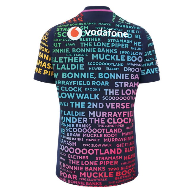 2025-2026 Scotland Rugby Training Jersey (Rainbow) - Kids