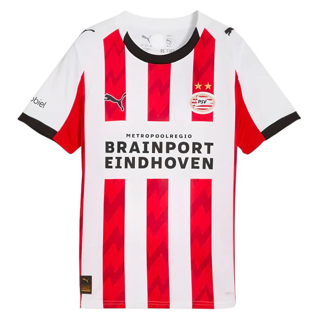 2025-2026 PSV Eindhoven Home Shirt (Kids) (Your Name)