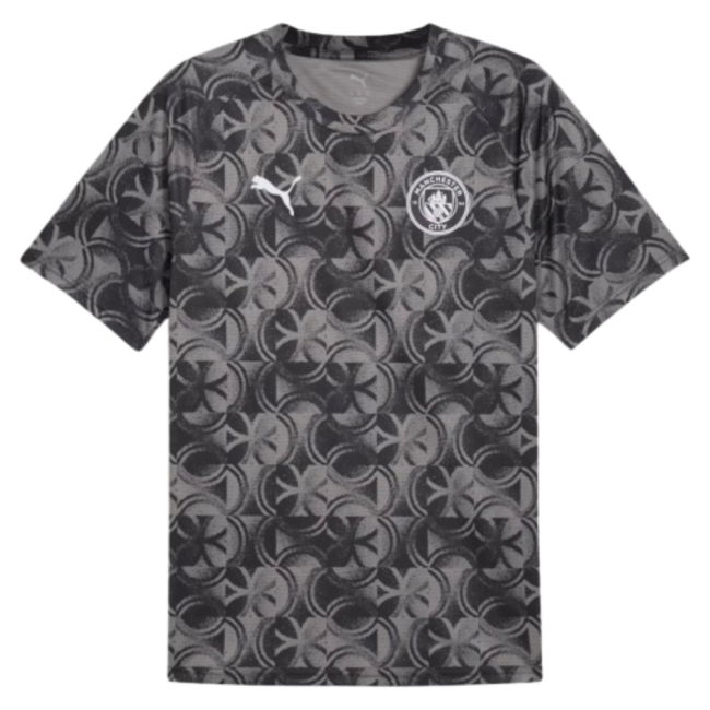 2025-2026 Man City Warm Up Jersey (Black) (Walker 2)