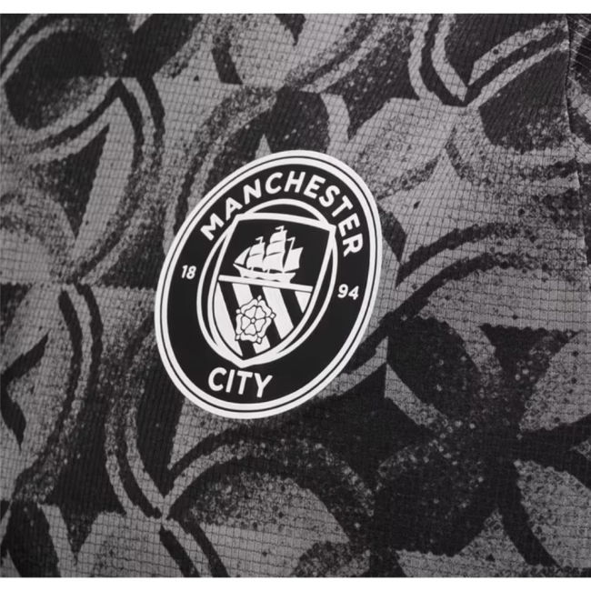 2025-2026 Man City Warm Up Jersey (Black) (Walker 2)