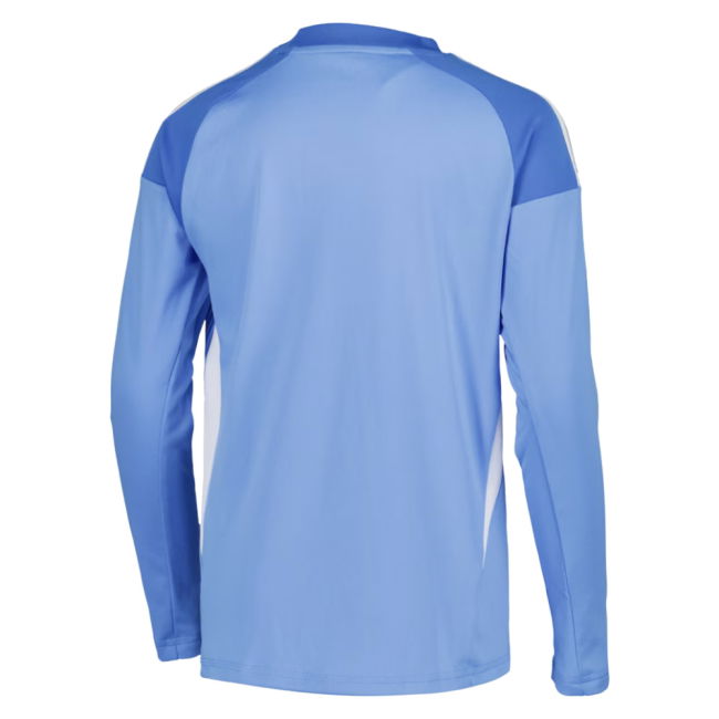 2025-2026 Leeds Home Long Sleeve Goalkeeper Shirt (Blue) - Kids