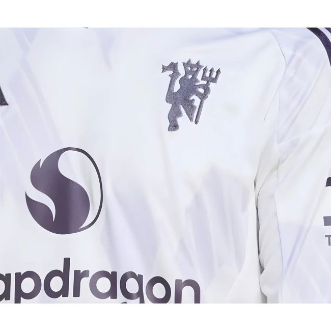 2025-2026 Man Utd Long Sleeve Away Shirt (Mazraoui 3)