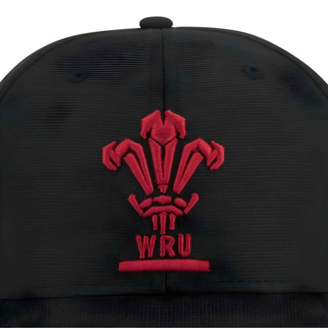 2025-2026 Wales WRU Custom Cap Curved Visor (Black)