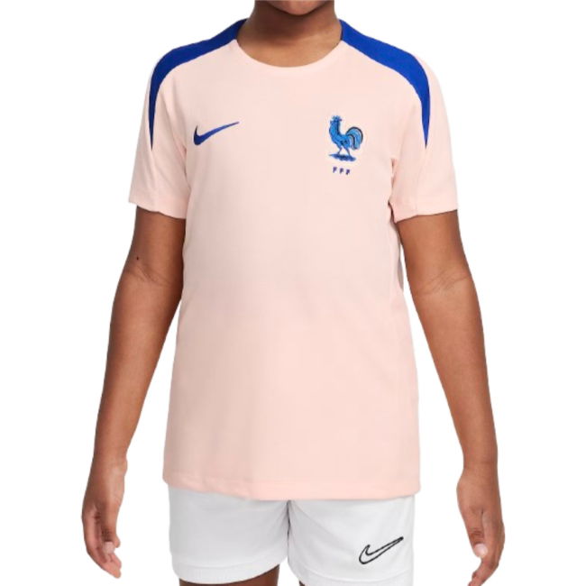 2025-2026 France Strike Training Shirt (Coral) - Kids (Your Name)