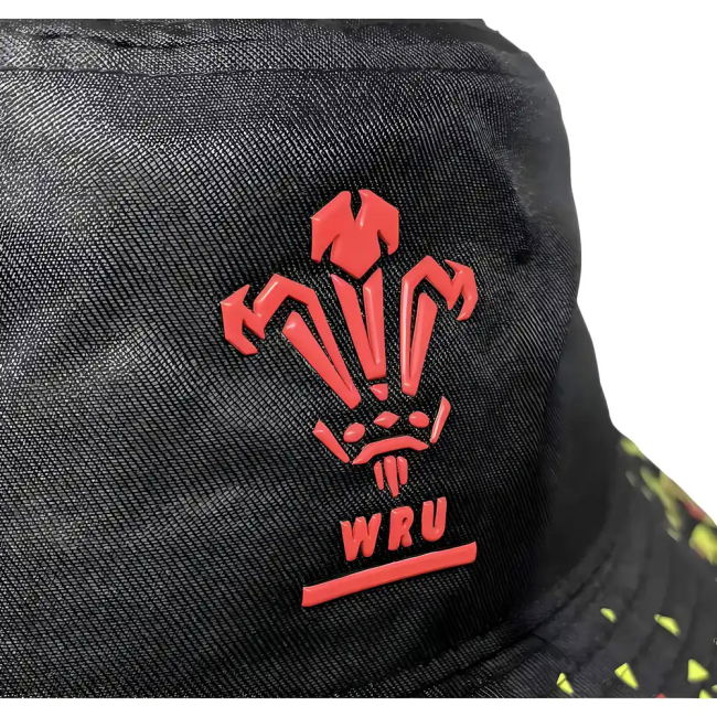 2025-2026 Wales WRU Custom Bucket Hat (Black)