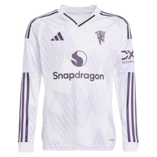 2025-2026 Man Utd Long Sleeve Away Shirt (Kids) (Ugarte 25)