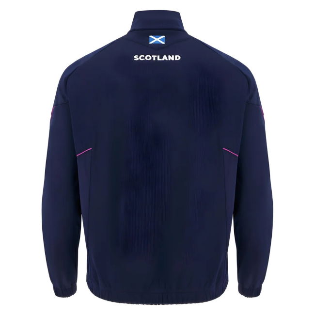 2025-2026 Scotland Rugby Travel Full Zip Hoody (Navy) - Kids