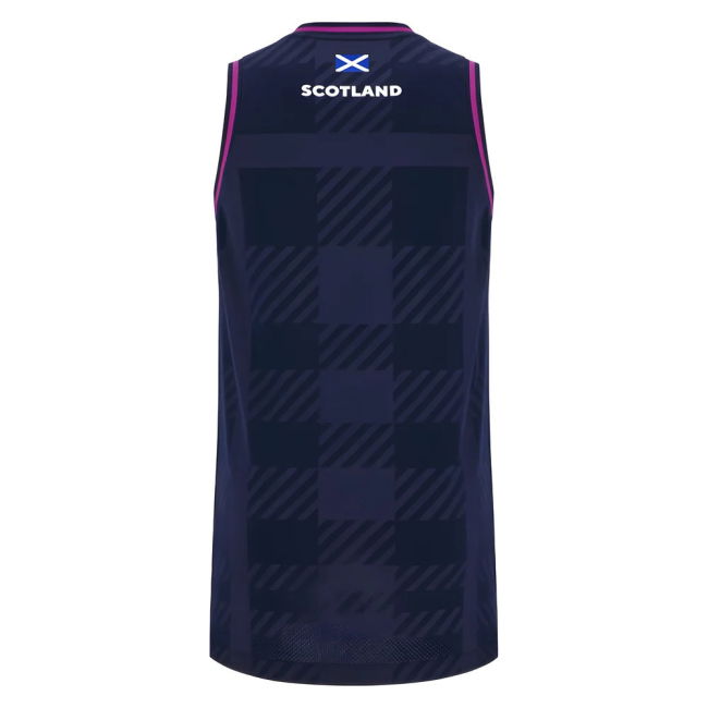 2025-2026 Scotland Rugby Basketball Singlet (Navy)