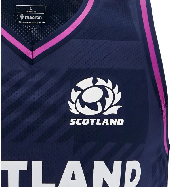 2025-2026 Scotland Rugby Basketball Singlet (Navy)