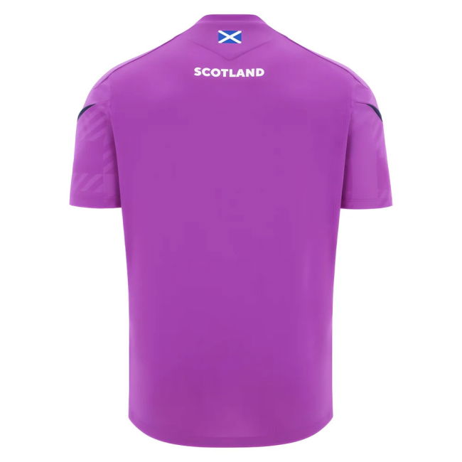 2025-2026 Scotland Rugby Training Poly Shirt (Purple)