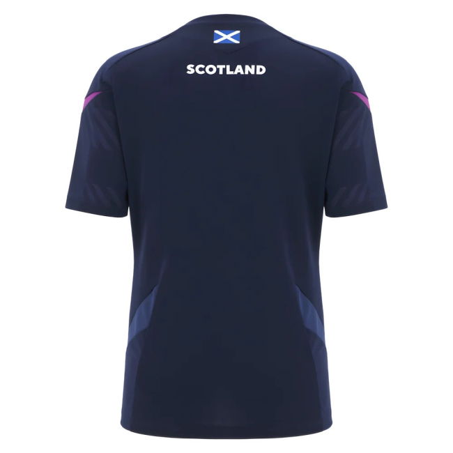 2025-2026 Scotland Rugby Training Shirt (Navy) - Womens