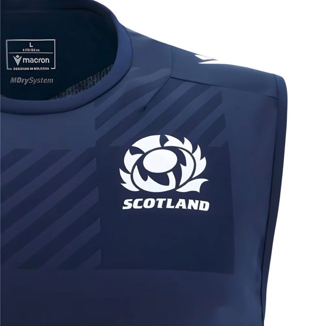 2025-2026 Scotland Poly Sleeveless Training Shirt (Navy)