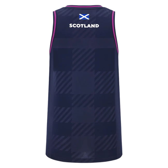 2025-2026 Scotland Rugby Training Singlet (Navy) - Womens