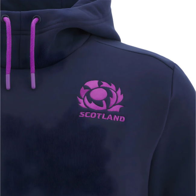 2025-2026 Scotland Rugby Travel Hoody (Navy)