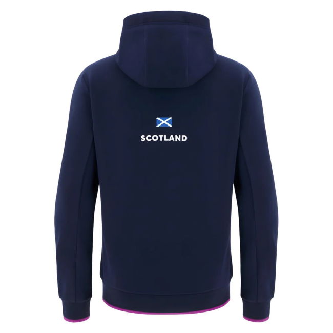 2025-2026 Scotland Rugby Travel Hoody (Navy) - Kids