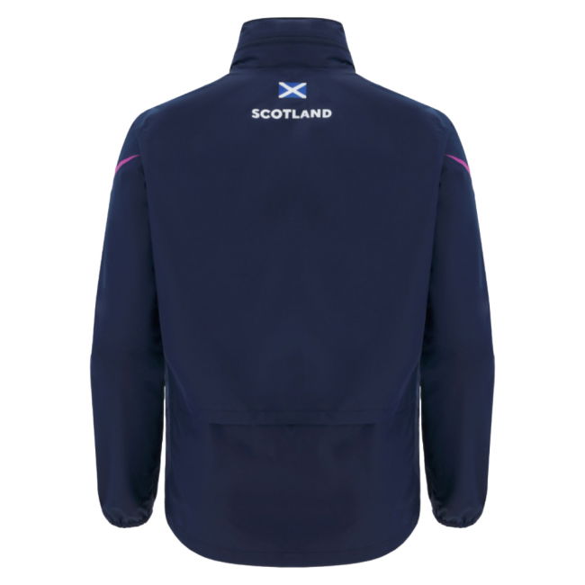 2025-2026 Scotland Rugby Rain Jacket (Navy) - Kids